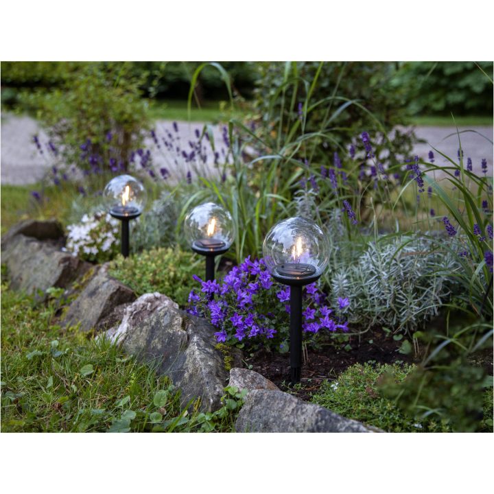 Solcellspollare Globe Svart Star Trading – billede 6