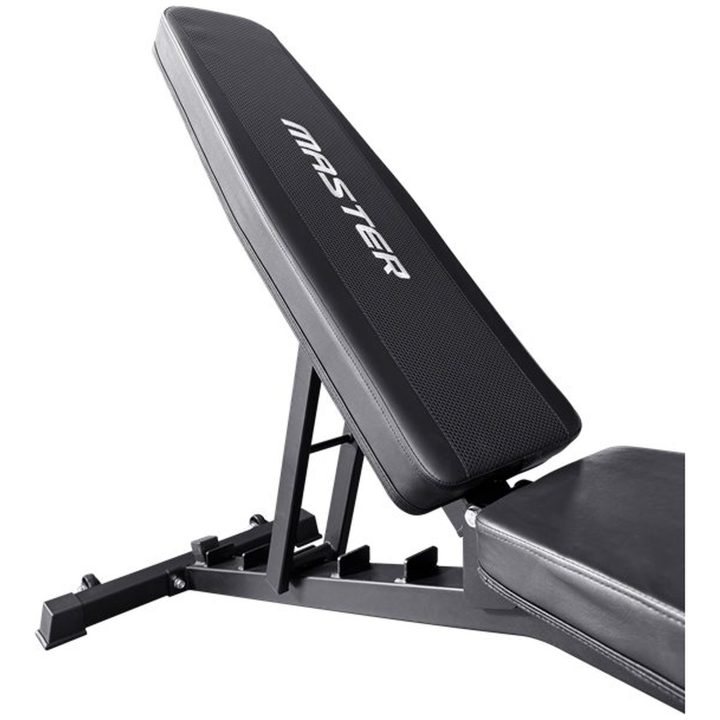Sort bænk 2000 Master Fitness 29 kg – billede 2