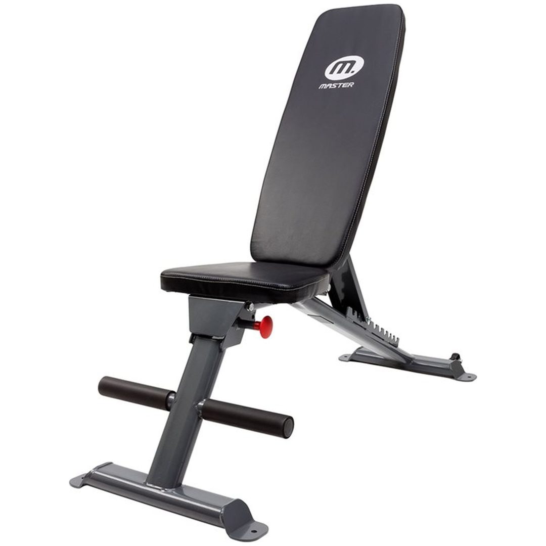 Sort bænk iii - Fold Master Fitness