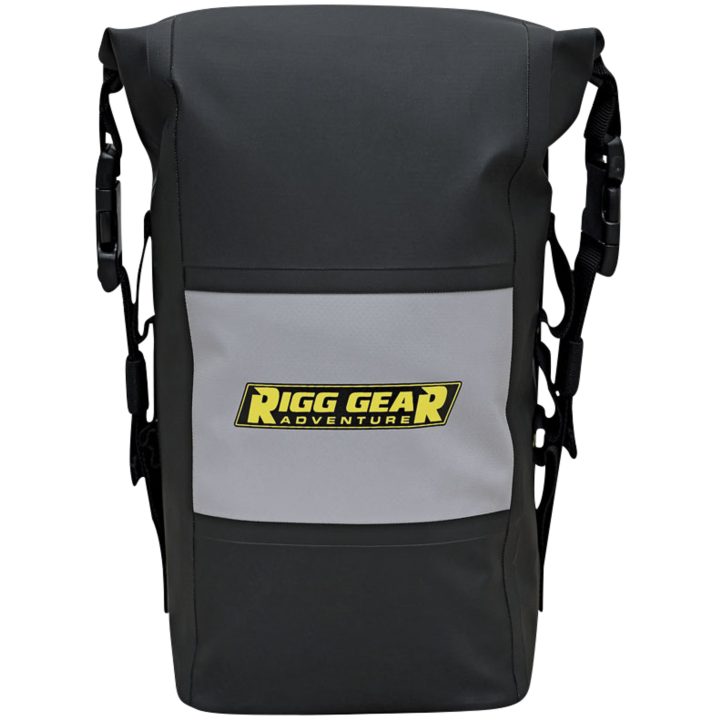 Sort/grå Vandtæt Tail Bag Hurricane Riggpak NELSON-RIGG Bagtaske – billede 4
