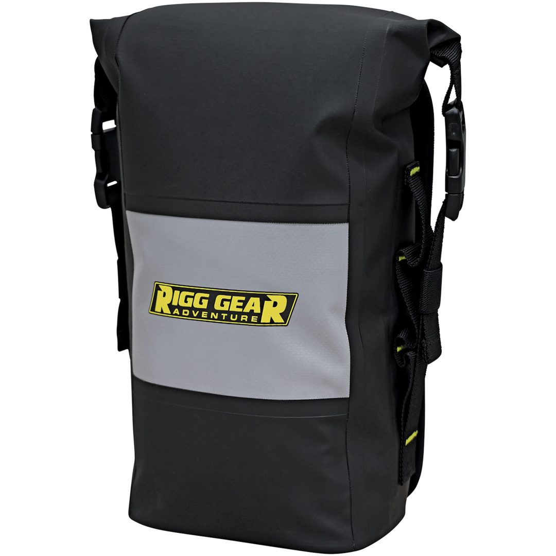 Sort/grå Vandtæt Tail Bag Hurricane Riggpak NELSON-RIGG Bagtaske – billede 2