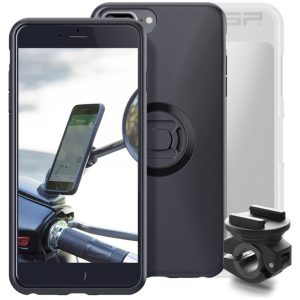 SP-CONNECT Moto Bundle fixed on Mirror iPhone 8+/7+/6S+/6+