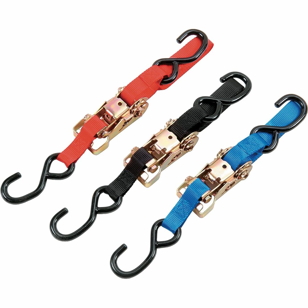 Spændebånd 38mm Heavy-Duty Ratchet PU Rød