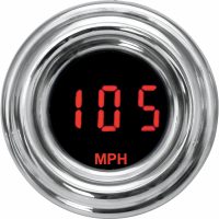 Speedometer 4013R Sort Krom DAKOTA DIGITAL