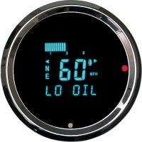 Speedometer Tachometer 3016 Series Black Chrome DAKOTA DIGITAL