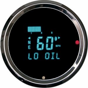 Speedometer Tachometer 3016 Series Black Chrome DAKOTA DIGITAL