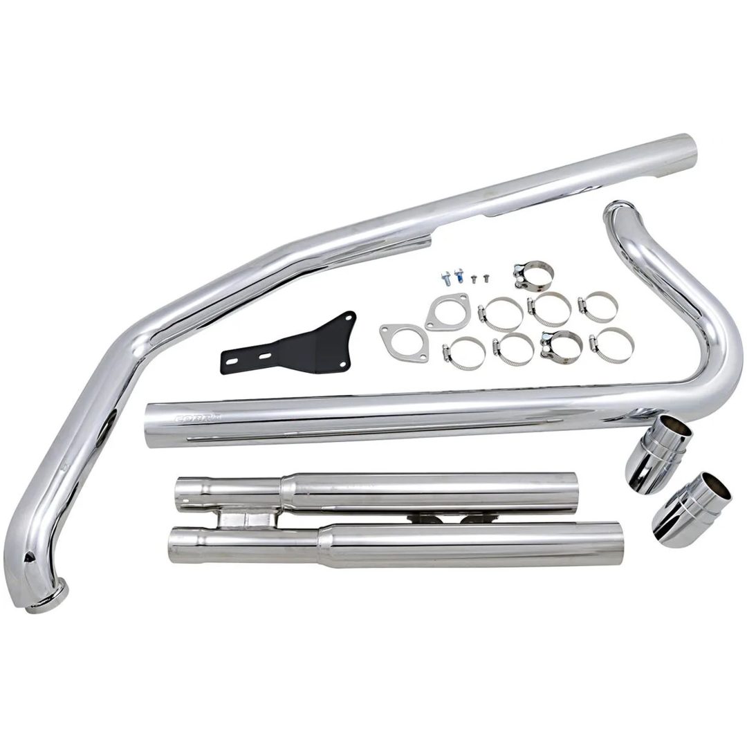 SPEEDSTER POWERPORT Udstødningssystem COBRA Chrome / Slash-down – billede 2