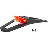 spoiler r.fender homol. led w/license plate light RSP 3.0 Black POLISPORT