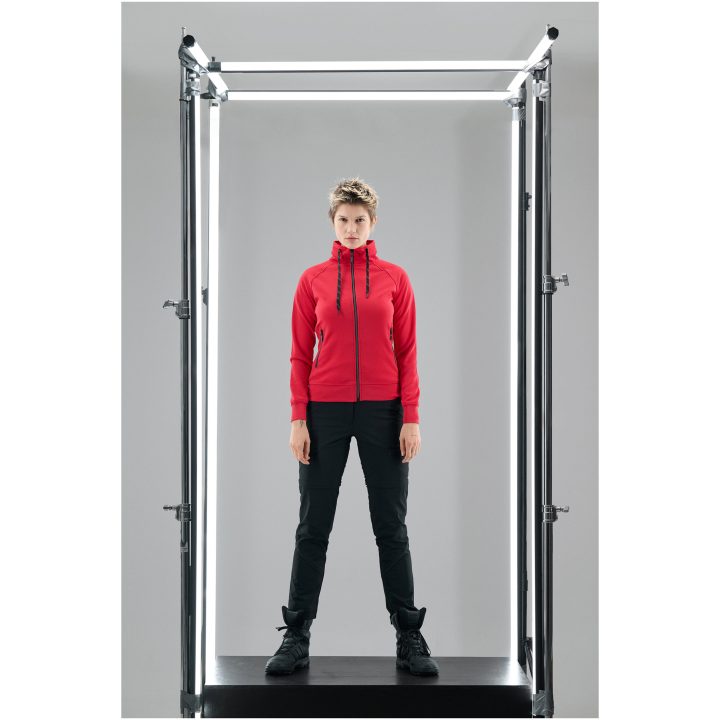 Sportjacka Dam Jog RSX Marinblå Printer XS – billede 6