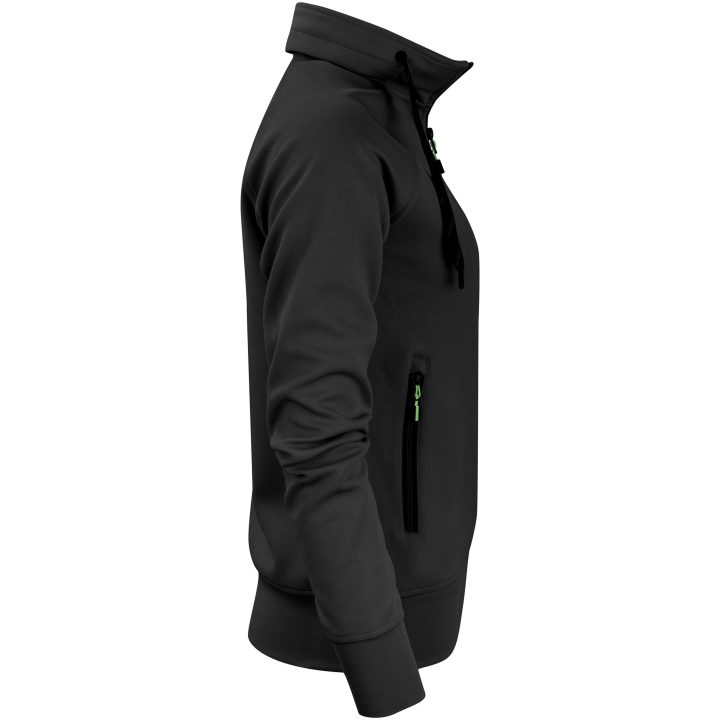 Sportjacka Dam Jog RSX Svart Printer XS – billede 4