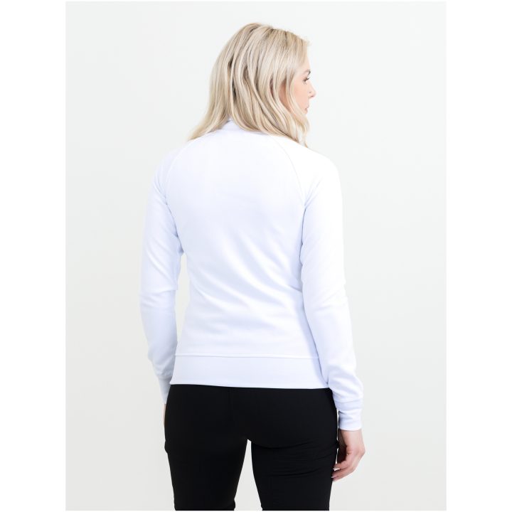 Sportjacka Dam Jog RSX Vit Printer XS – billede 3