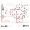 Sprocket Foran Lydløs Stål JT SPROCKETS – miniature 2