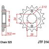 Sprocket Foran Lydløs Stål JT SPROCKETS – miniature 1