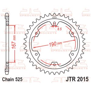 Sprocket Standard Stål JT SPROCKETS