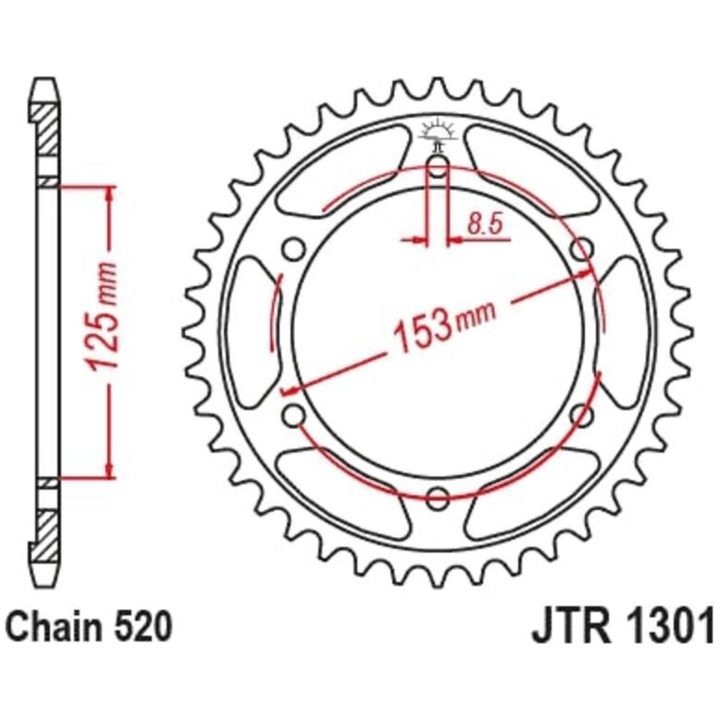 Sprocket Standard Stål JT SPROCKETS – billede 2