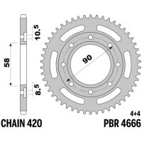 Sprocket Standard Stål PBR