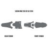 Stænkskærm Mud Deflector Foam Sort TWIN AIR – miniature 2