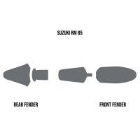 Stænkskærm Mud Deflector Foam Sort TWIN AIR