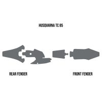 Stænkskærm Mud Deflector Foam Sort TWIN AIR