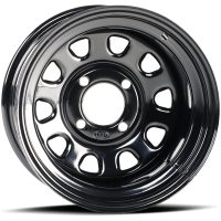 Stålfälg Delta svart 14x7 4/156 12mm 4+3 ITP