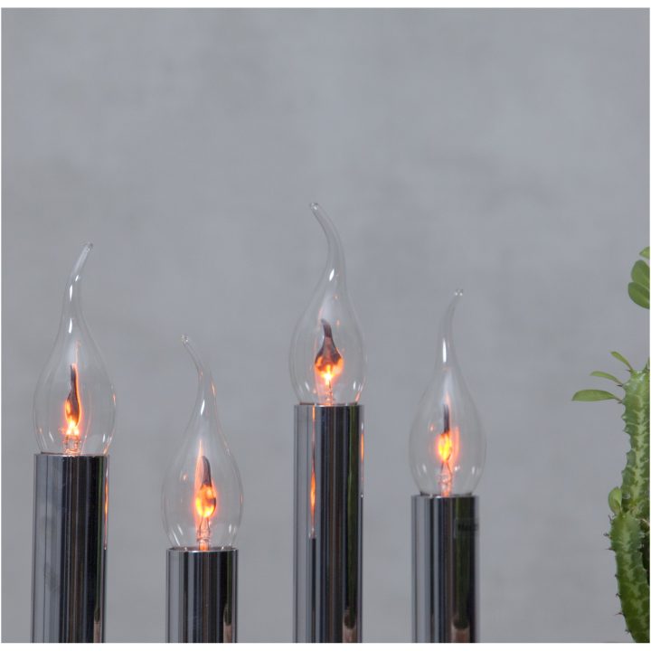 Star Trading Lampe Flickering Flame Transparent – billede 6