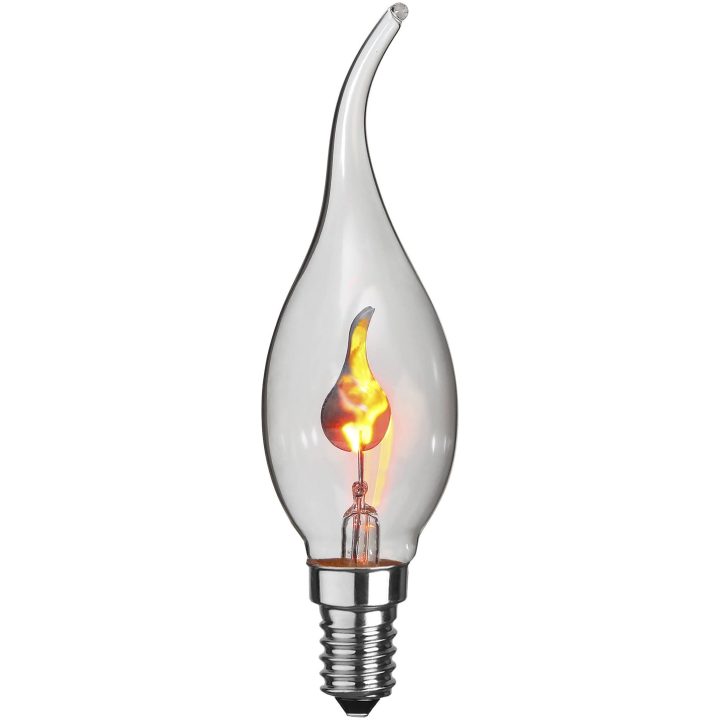 Star Trading Lampe Flickering Flame Transparent – billede 5