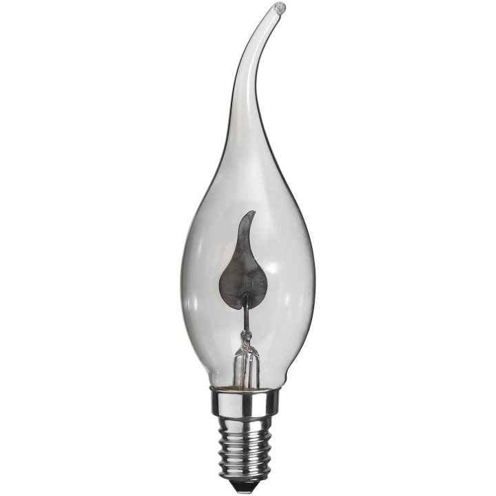 Star Trading Lampe Flickering Flame Transparent – billede 4
