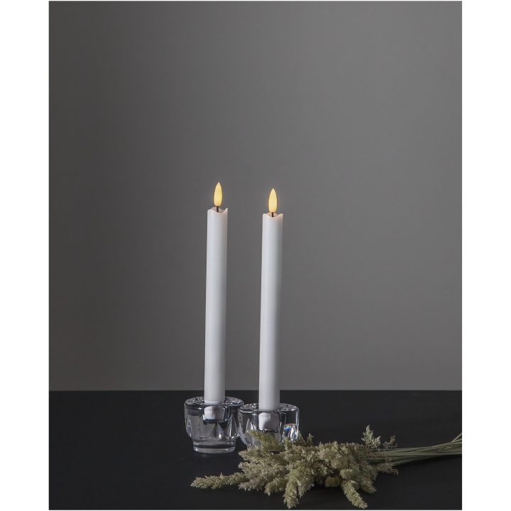 Star Trading LED Antiklys 2-pak Flamme Hvid – billede 19