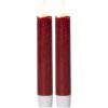 Star Trading LED Antiklys 2-pak Flamme Rød – miniature 6
