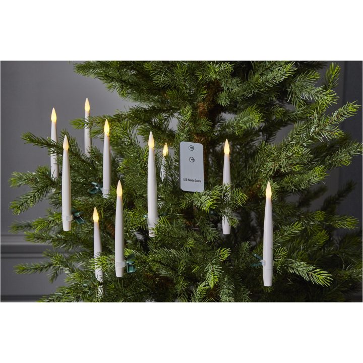 Star Trading LED Antiklys Paulina Hvid – billede 8