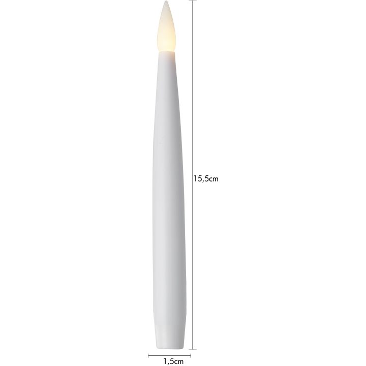 Star Trading LED Antiklys Paulina Hvid – billede 5