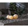 Star Trading LED Bloklys 2-pak Snowball Hvid – miniature 3