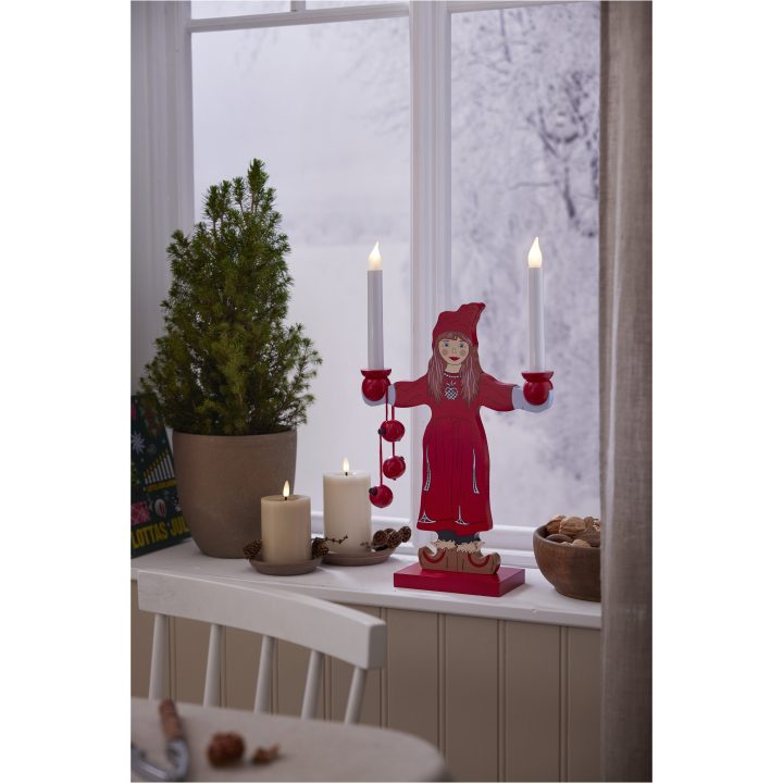Star Trading LED Bloklys Flamme Flow Hvid – billede 10