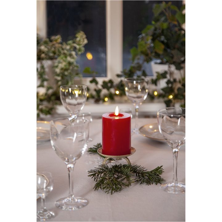 Star Trading LED Bloklys Flamme Flow Rød – billede 3