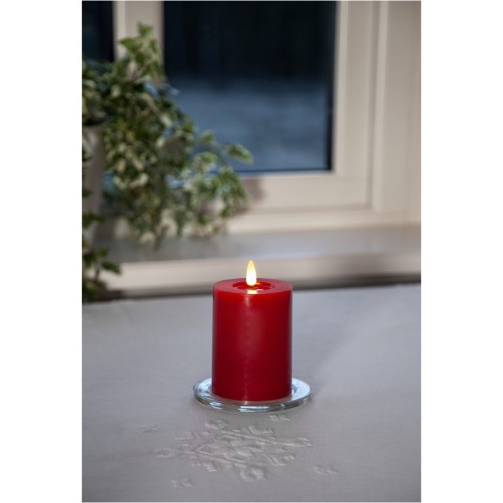 Star Trading LED Bloklys Flamme Flow Rød – billede 4