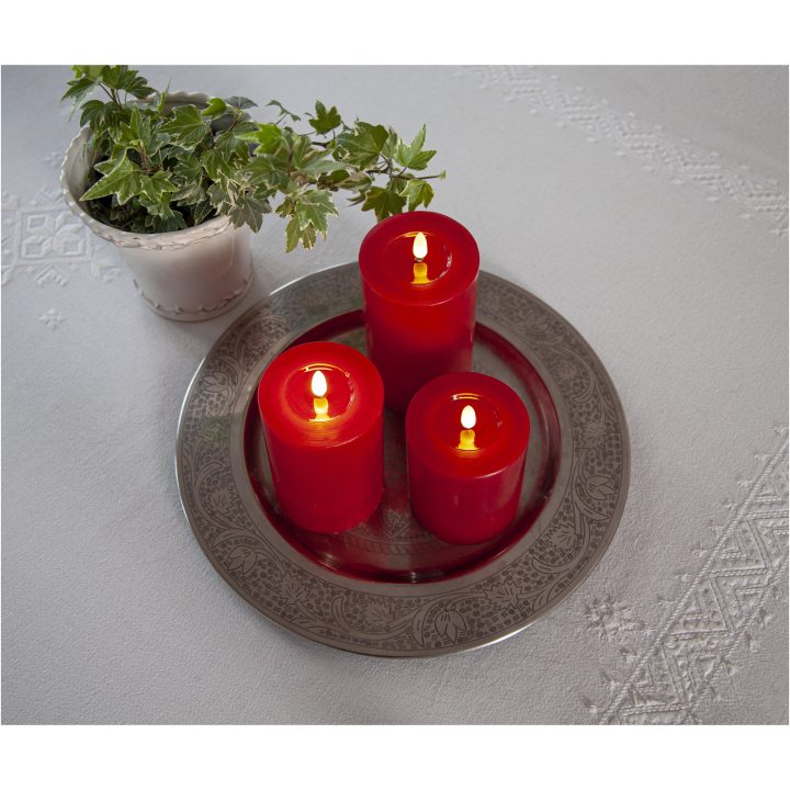Star Trading LED Bloklys Flamme Flow Rød – billede 8