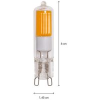Star Trading LED-pære G9 Halo-LED Transparent
