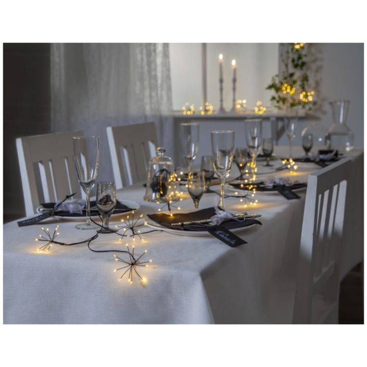 Star Trading Lysdekoration Dew Drop Flower Sort – billede 4