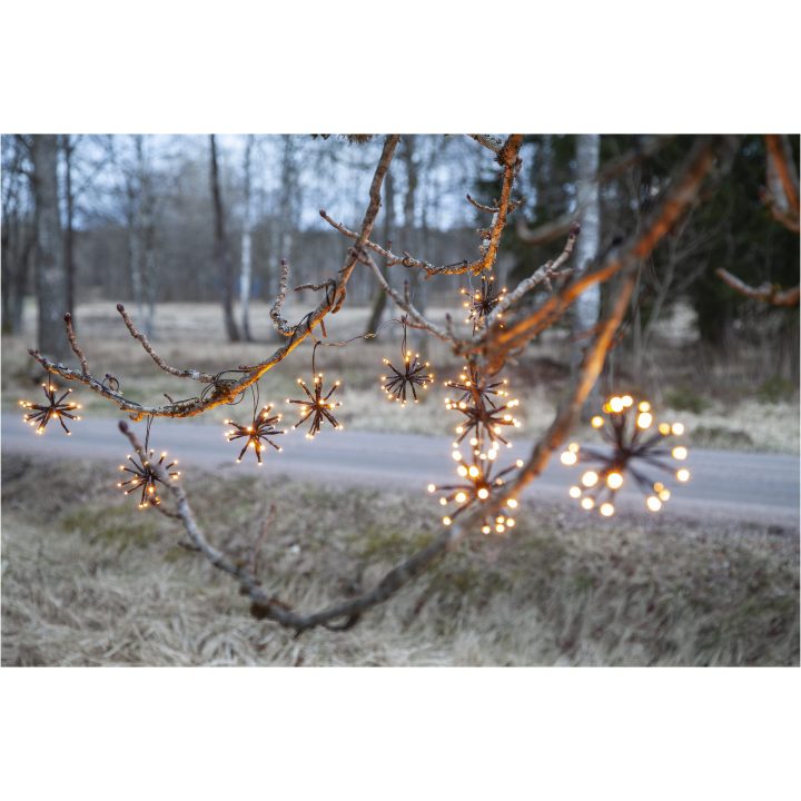 Star Trading Lysgardin Flower Curtain Sort – billede 5