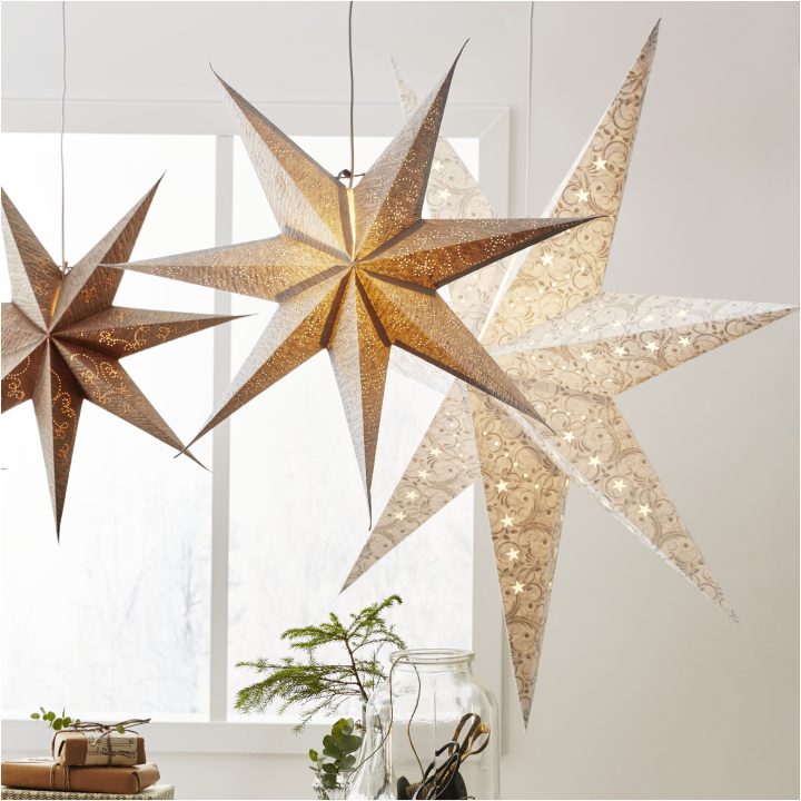 Star Trading Papirstjerne Decorus Hvid 63 cm – billede 6