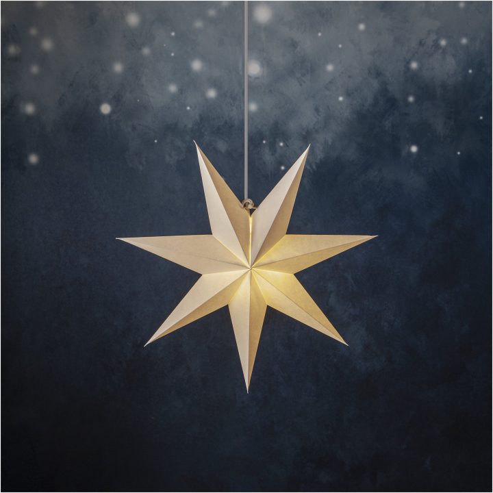 Star Trading Papirstjerne Plain Hvid – billede 2