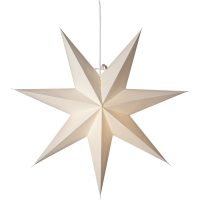 Star Trading Papirstjerne Plain Hvid