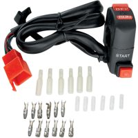 Start Stop-knap Sort Rød MOOSE RACING