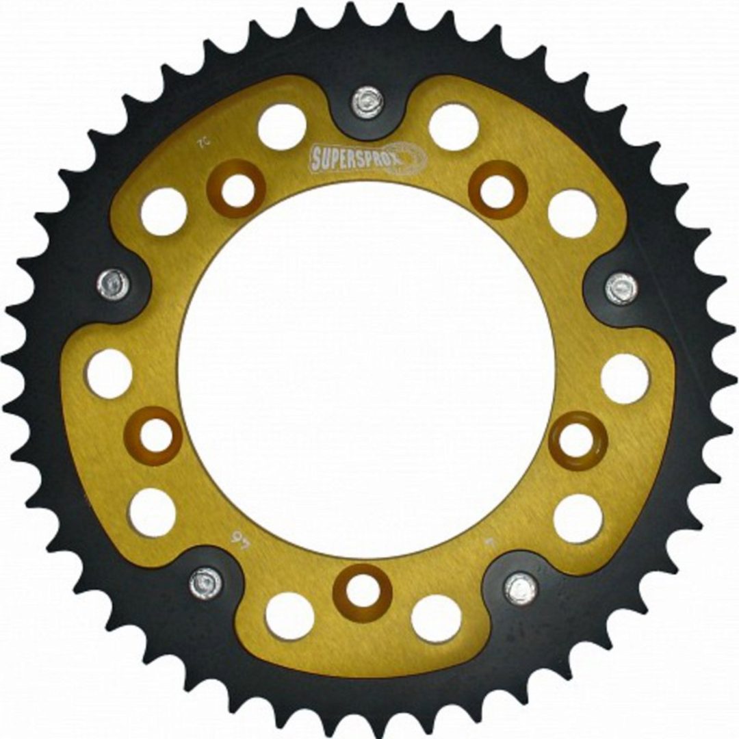 Stealth Bagtandhjul Guld/Sort SUPERSPROX 46