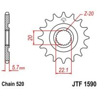 Steel Standard Front Sprocket 1590 - 520 JT SPROCKETS