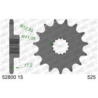 Steel Standard Front Sprocket 52800 - 525 Afam