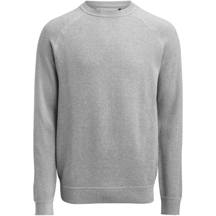 Stickad tröja Ashland Casual Gråmelerad James Harvest – billede 5