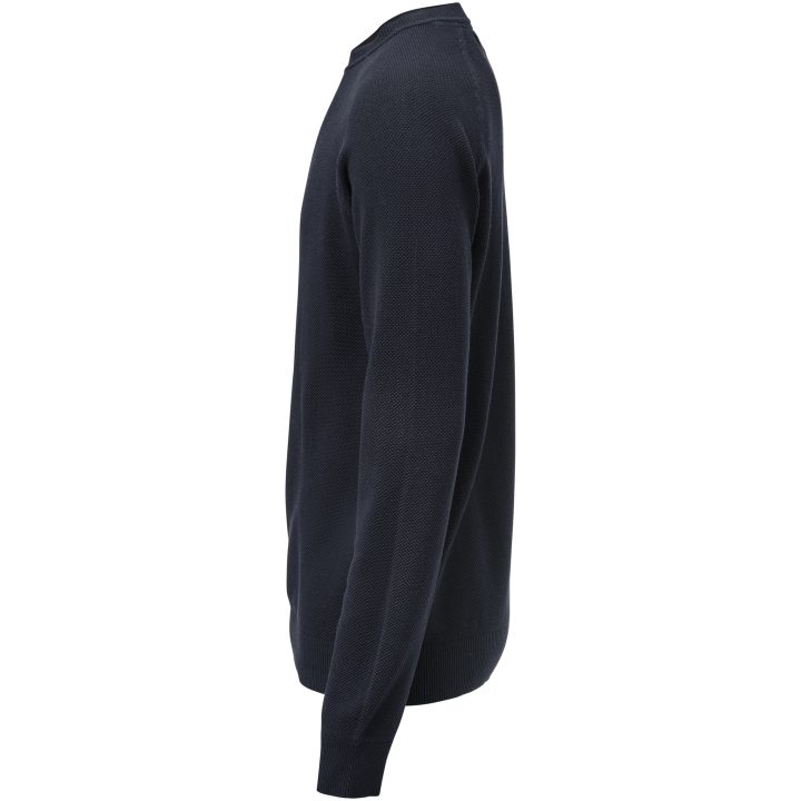 Stickad tröja Ashland Casual Marinblå James Harvest – billede 2