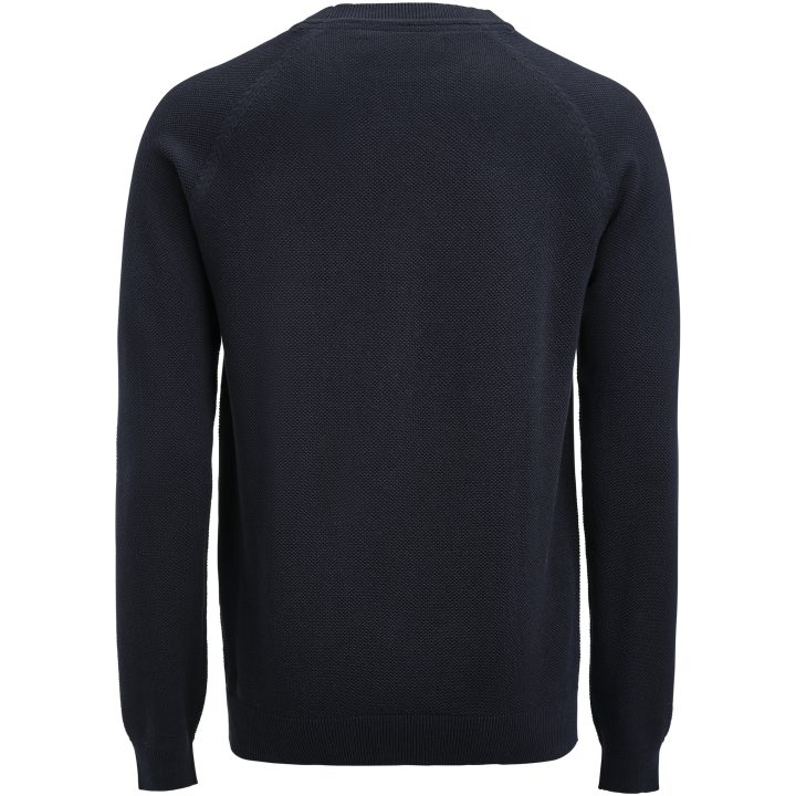 Stickad tröja Ashland Casual Marinblå James Harvest – billede 3