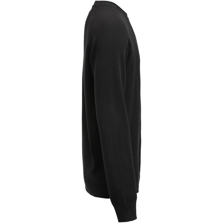 Stickad tröja Ashland Casual Svart James Harvest – billede 4